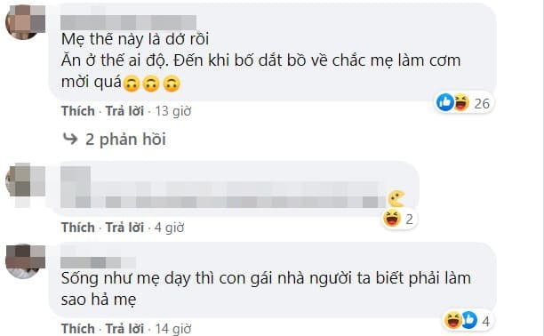 mẹ khuyên con trai  0