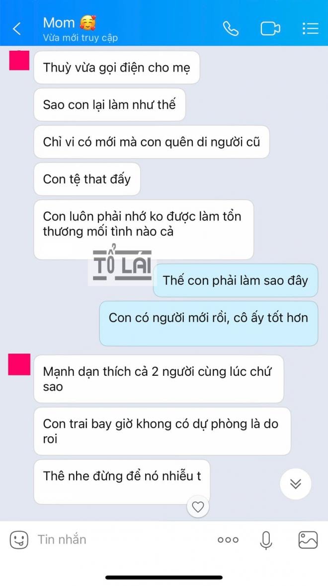 mẹ khuyên con trai  0