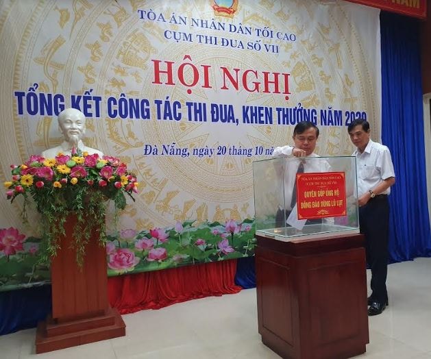 Cụm thi đua số VII TAND tổng kết công tác thi đua năm 2020