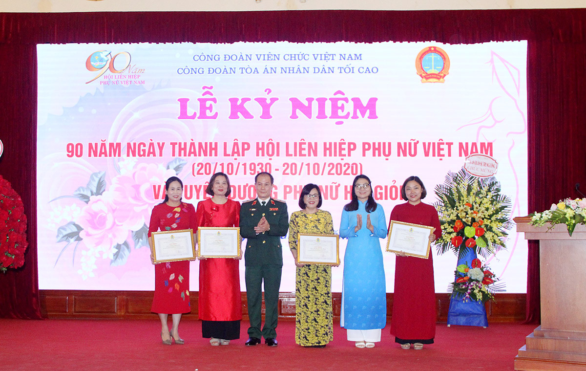 TANDTC tổ chức Lễ kỷ niệm 90 năm ngày thành lập Hội LHPN Việt Nam