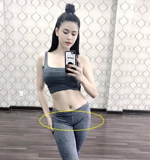 sao việt mặc quần bó sát 1