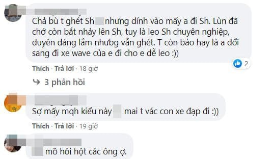 bạn gái đi SH 1