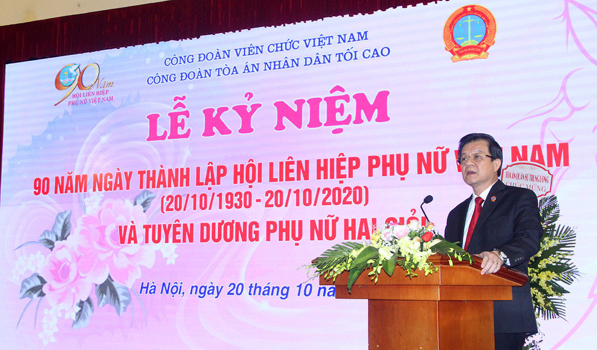 TANDTC tổ chức Lễ kỷ niệm 90 năm ngày thành lập Hội LHPN Việt Nam