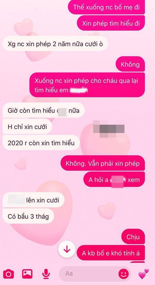 xin phép bố mẹ để hẹn hò 0