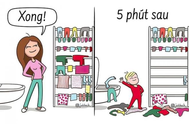 14 bức tranh cho thấy sự thật phũ phàng về cuộc sống của mẹ bỉm sữa 4