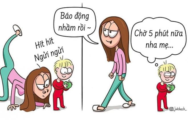 14 bức tranh cho thấy sự thật phũ phàng về cuộc sống của mẹ bỉm sữa 1