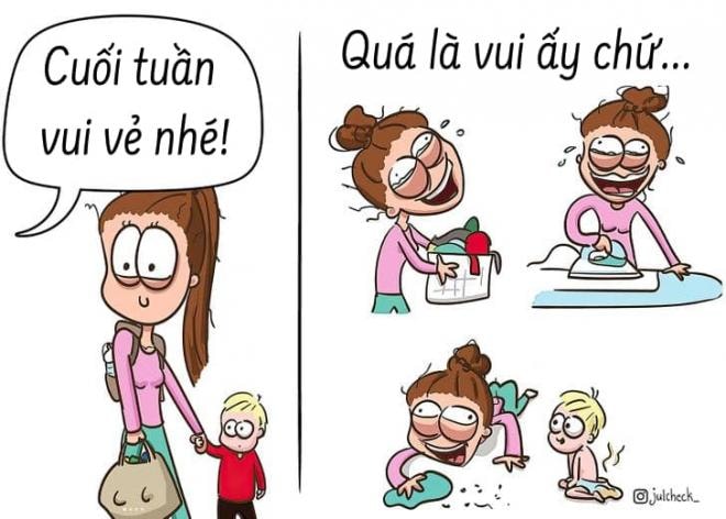 14 bức tranh cho thấy sự thật phũ phàng về cuộc sống của mẹ bỉm sữa 10