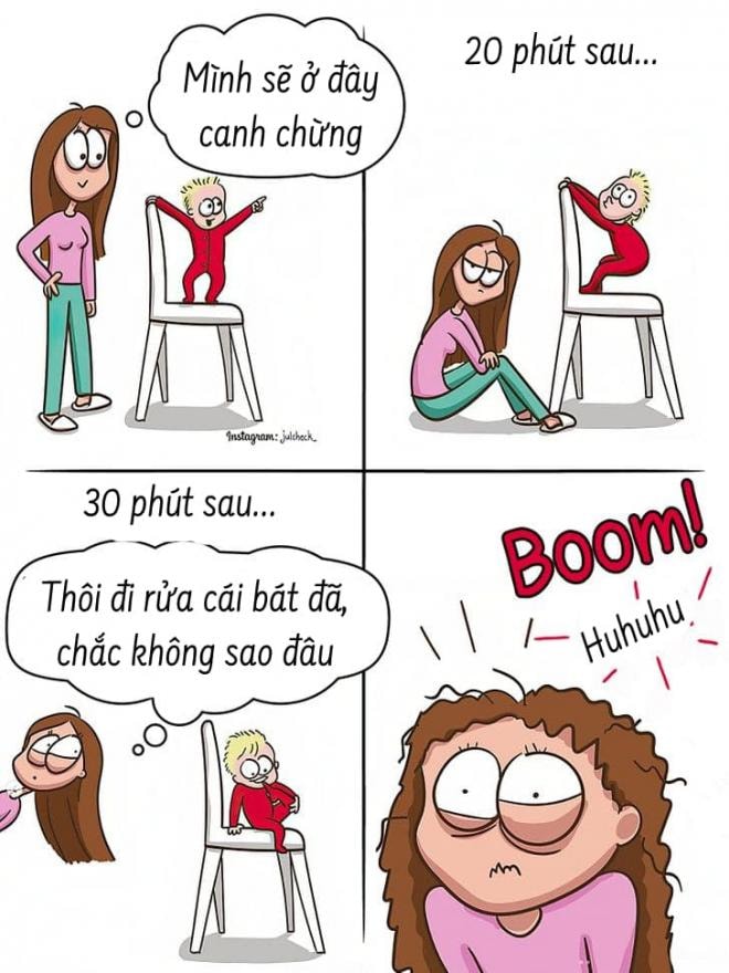 14 bức tranh cho thấy sự thật phũ phàng về cuộc sống của mẹ bỉm sữa 8