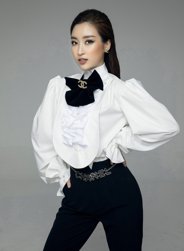 Khởi động “Người đẹp thời trang”, Hoa hậu Mỹ Linh, Tiểu Vy, Thùy Linh diện menswear cực ngầu - Ảnh 4.