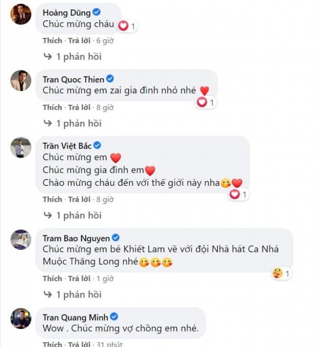 vợ Đông Hùng sinh con 0