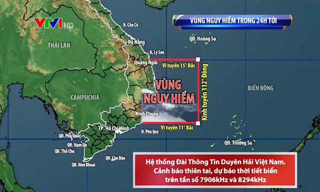 Bão số 12 vẫn mạnh cấp 9, tâm bão nằm ngay trên vùng biển Bình Định tới Ninh Thuận - Ảnh 2.