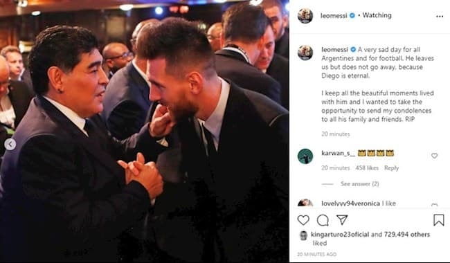 Ronaldo Messi Pele nói gì về cái chết của Maradona 3