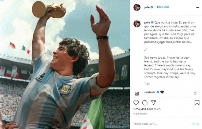 Ronaldo Messi Pele nói gì về cái chết của Maradona 0