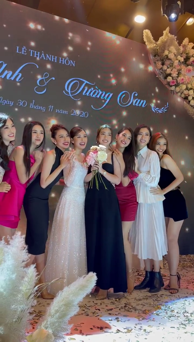 Đám cưới Tường San: Dàn Hoa hậu quy tụ, Đỗ Mỹ Linh bắt được hoa cưới - Ảnh 8.