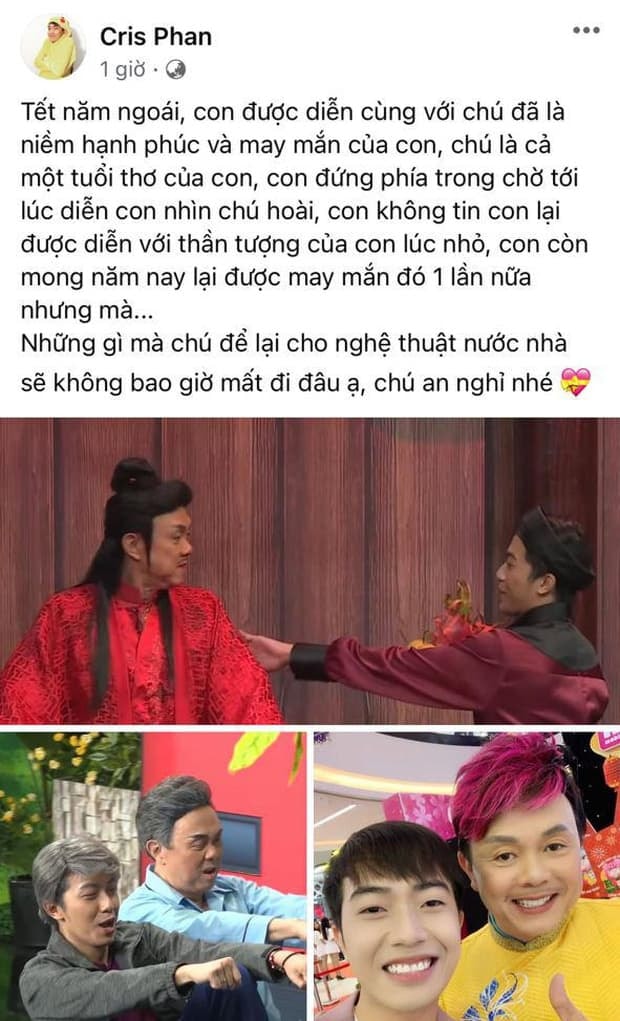 giới trẻ tiếc khi Chí Tài qua đời  4