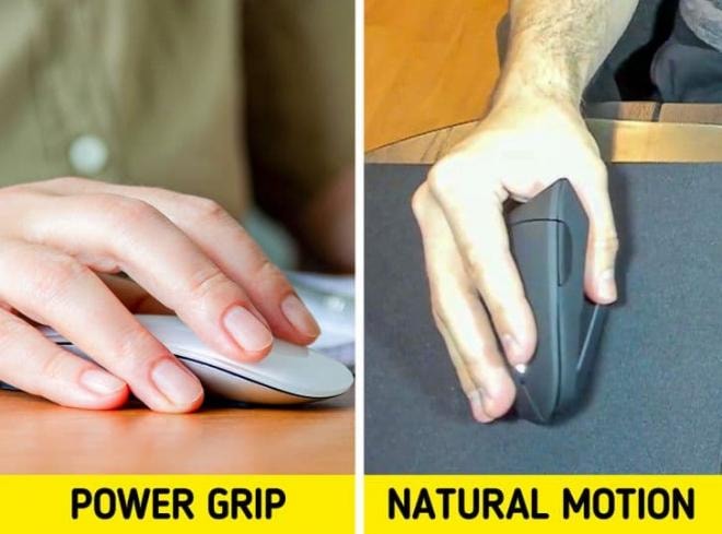 sử dụng chuột máy tính dáng đứng  1