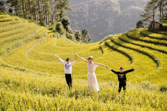 Hà Kiều Anh đi mù cang chải  6