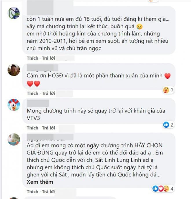 Hãy chọn giá đúng 1