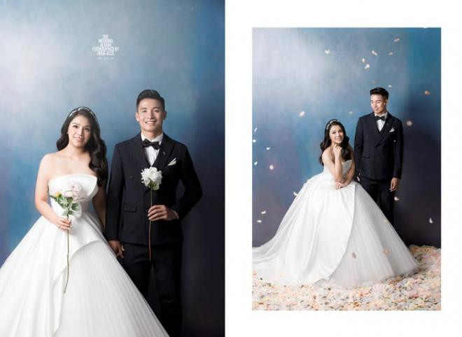 Hé lộ hình ảnh hiếm hoi của Bùi Tiến Dũng  Khánh Linh trong ngày cưới