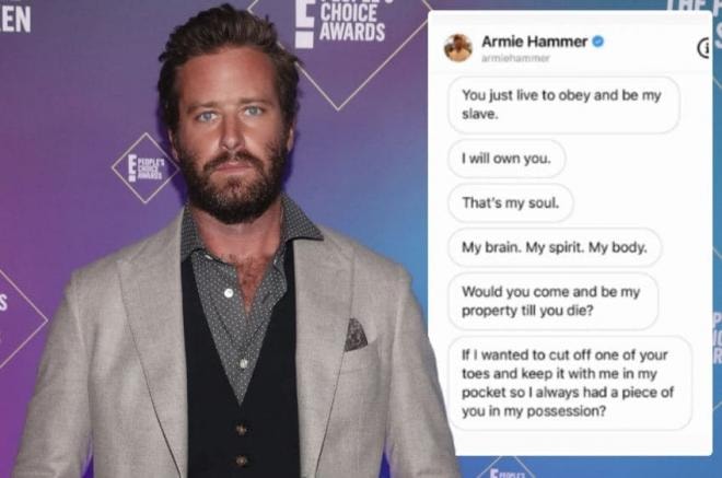 Armie Hammer rút khỏi phim mới, chinh thức lên tiếng sau bê bố liên quan đến loạt tin nhắn khiêu dâm 0