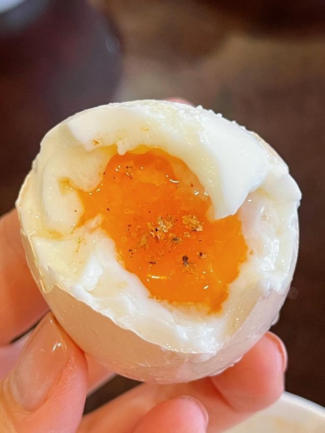 luộc trứng lòng đào 0