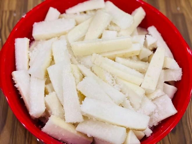 cách làm củ cải trắng ngâm chua ngọt   0