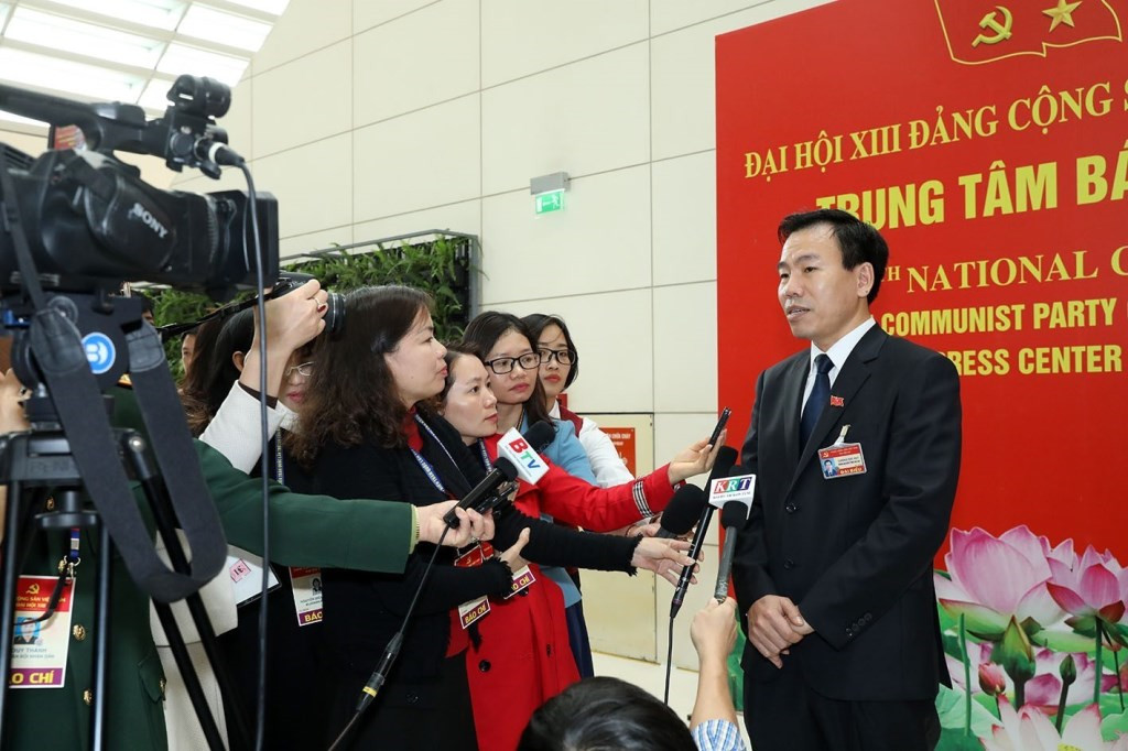 Ảnh: 500 phóng viên tác nghiệp tại phiên khai mạc Đại hội XIII của Đảng - 7