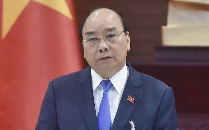 Thủ tướng Nguyễn Xuân Phúc chủ trì cuộc họp về công tác phòng, chống Covid-19, chiều 29/1. Ảnh: Hoàng Thùy