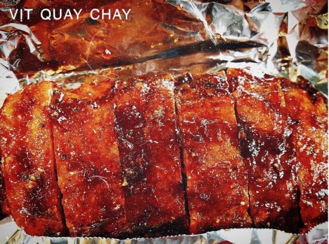 cách làm vịt quay chay  0