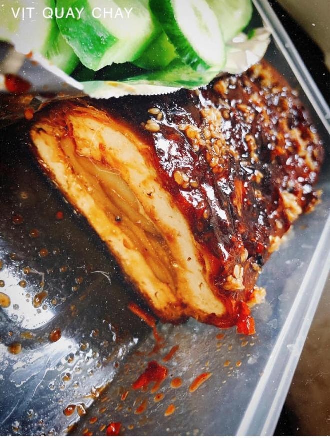 cách làm vịt quay chay  0