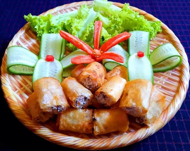 chả giò chiên 0