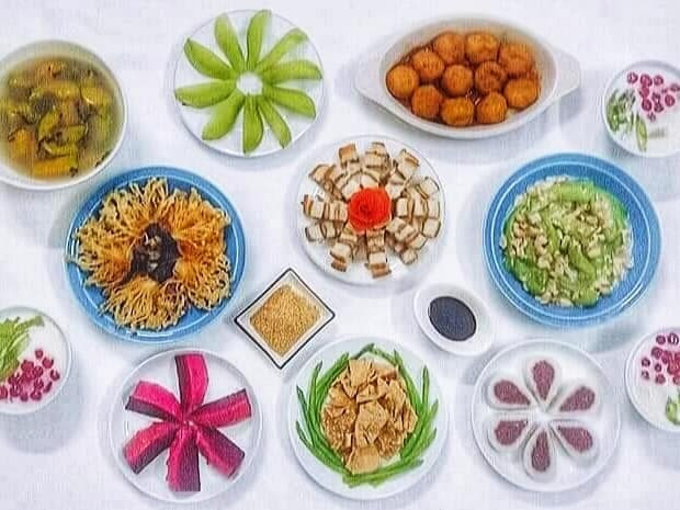 mâm cỗ ngày Tết 1