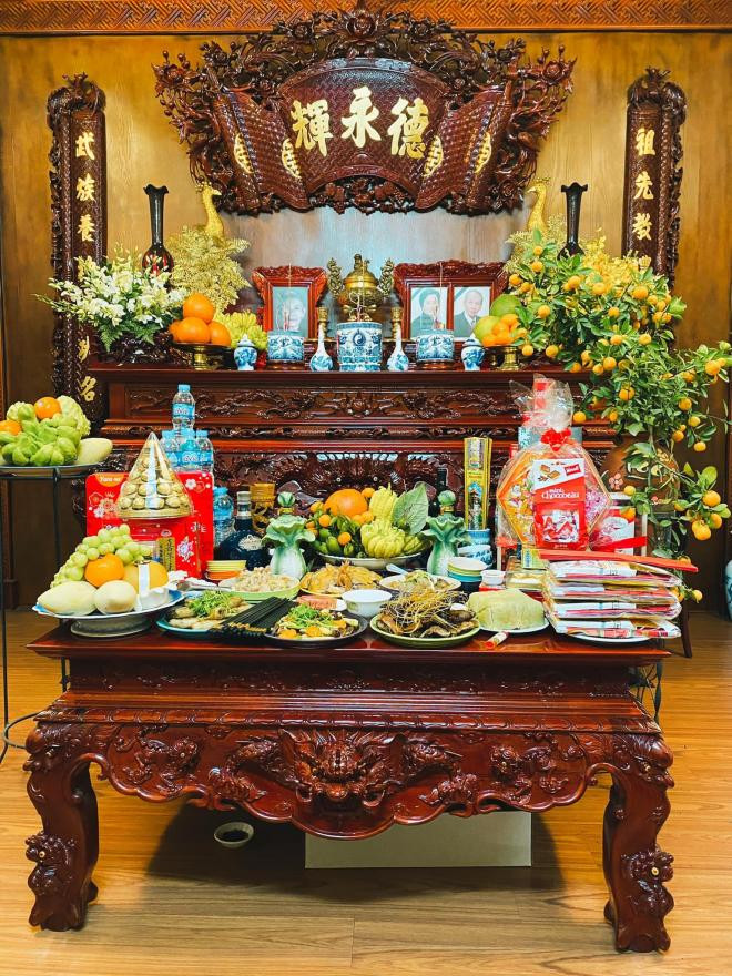sao Việt mâm cơm cúng Tất niên 3 sao Việt mâm cơm cúng Tất niên 3