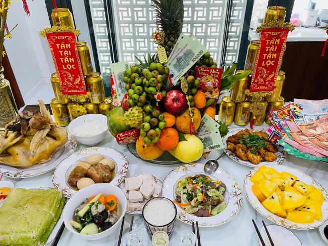 sao Việt mâm cơm cúng Tất niên 6 sao Việt mâm cơm cúng Tất niên 6