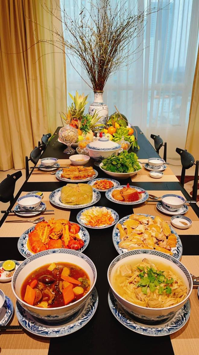 sao Việt mâm cơm cúng Tất niên 0 sao Việt mâm cơm cúng Tất niên 0