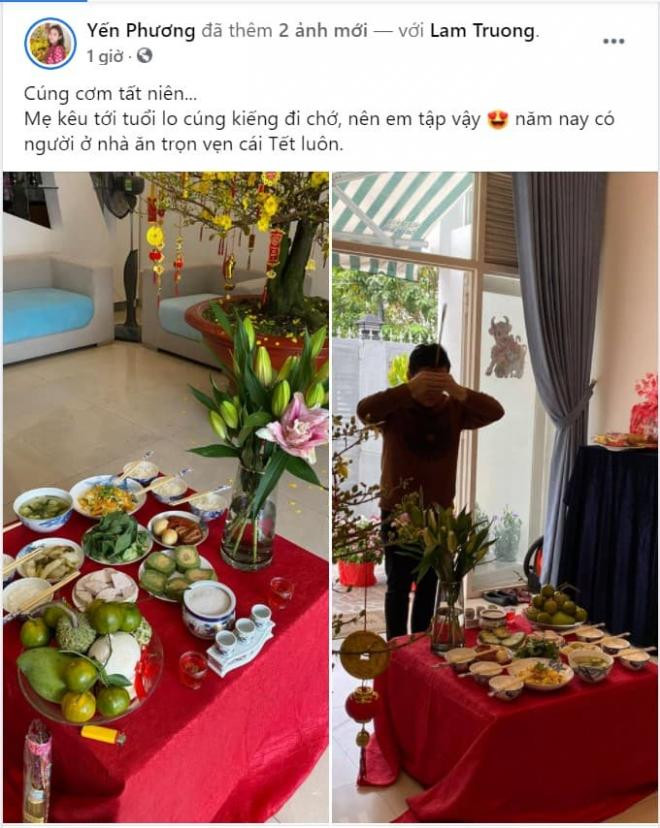 cơm cúng Tất niên của sao Việt 4 cơm cúng Tất niên của sao Việt 4
