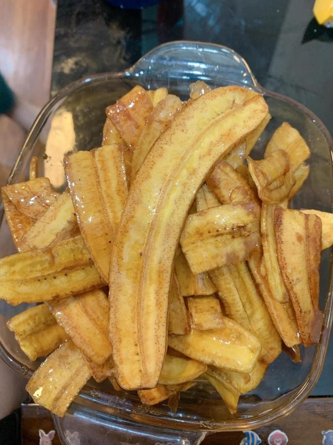cách làm chuối ngào đường  0