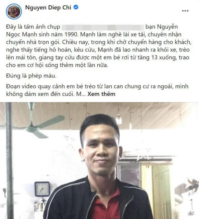 người đàn ông cứu bé gái rơi từ tầng 12 0