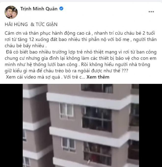 người đàn ông cứu bé gái rơi từ tầng 12 0