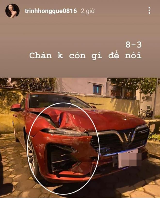 Hồng Quế tai nạn xe hơi  1
