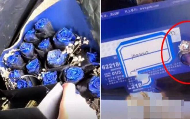 phụ nữ phát hiện bên trong có chiếc nhẫn kim cương và một thẻ ngân hàng 2