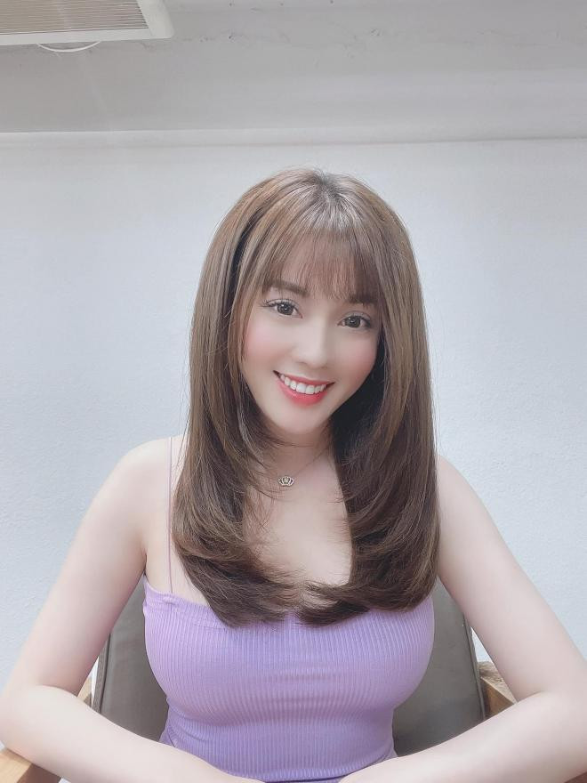 Âu Hà My tóc mới 2