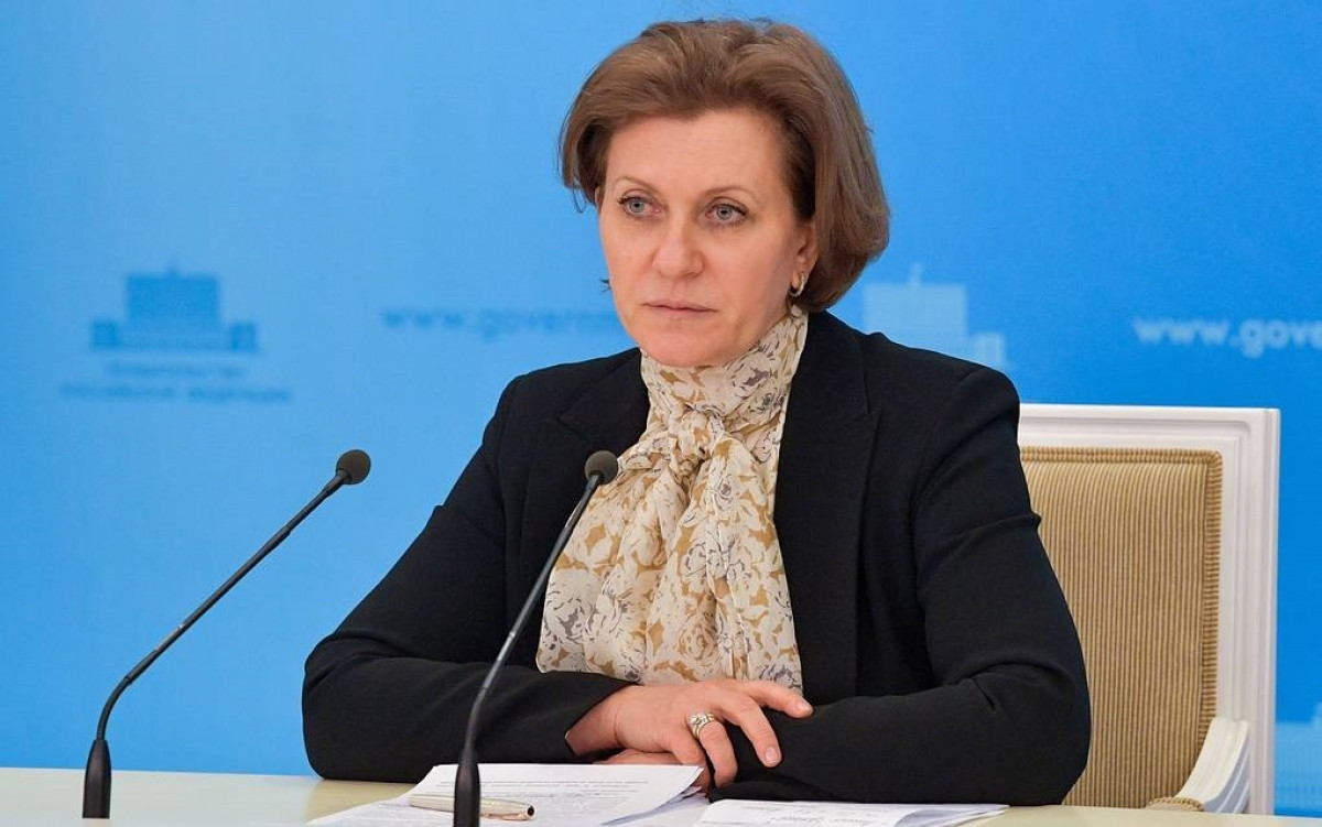 Người đứng đầu Cơ quan giám sát, bảo vệ quyền lợi và sức khoẻ người tiêu dùng Nga (Rospotrebnadzor) Anna Popova. Ảnh: Tass.