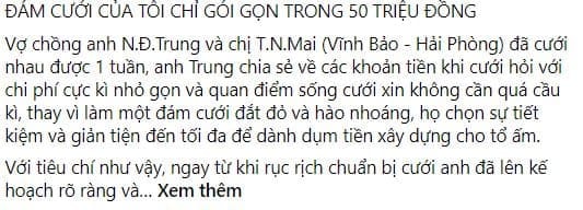 đám cưới tiết kiệm  0