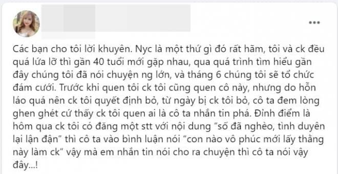 người yêu cũ của chồng sắp cưới 0