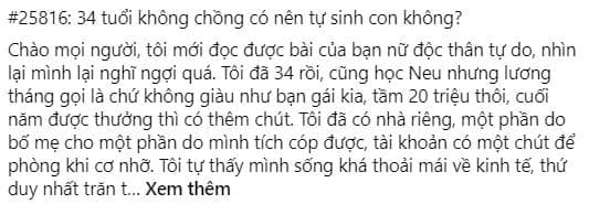 có nên làm mẹ đơn thân  0