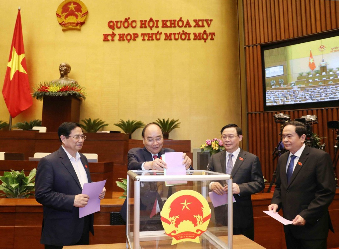 Hôm nay Thủ tướng Phạm Minh Chính tiếp nhận bộ máy Chính phủ mới - 1