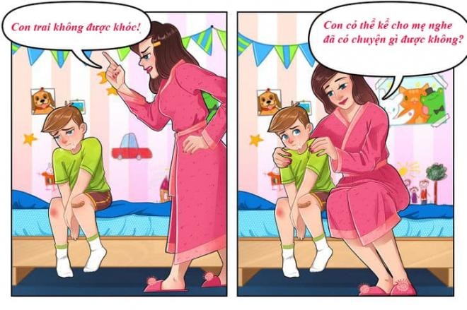 cách nuôi dạy con trai  0