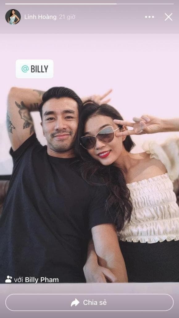 em gái Hoàng Thùy chia tay  1