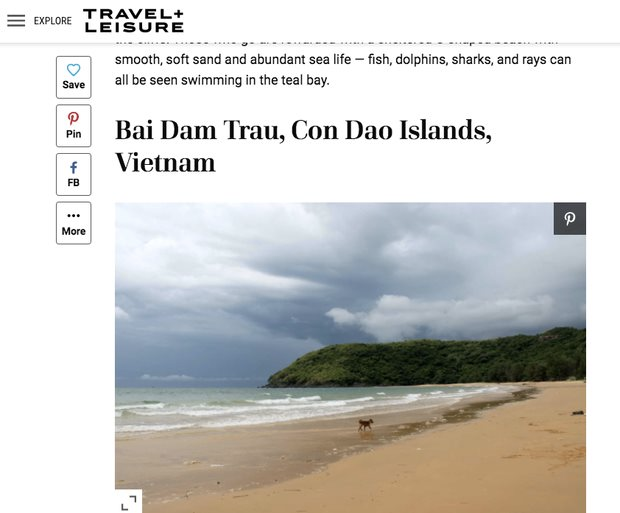 Việt Nam có đại diện lọt top 25 bãi biển đẹp nhất thế giới